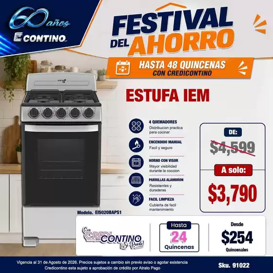 Catálogo Contino en Xalapa-Enríquez | Ofertas Contino | 2026-08-20T00:00:00.000Z - 2026-08-31T00:00:00.000Z