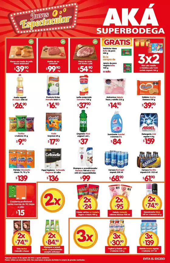 Catálogo AKÁ Superbodega en Ciudad de Apizaco | Ofertas AKÁ Superbodega | 2026-08-20T00:00:00.000Z - 2026-08-20T00:00:00.000Z
