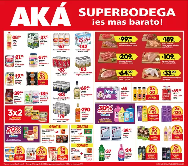Catálogo AKÁ Superbodega | Ofertas AKÁ Superbodega | 2026-08-21T00:00:00.000Z - 2026-08-23T00:00:00.000Z