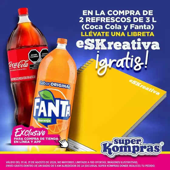 Catálogo Super kompras | Descuentos y promociones | 2026-08-01T00:00:00.000Z - 2026-08-31T00:00:00.000Z