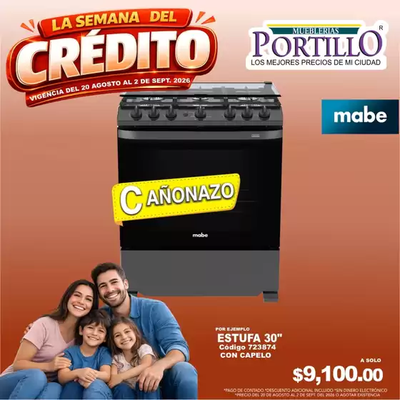 Catálogo Mueblerías Portillo | Nuevas ofertas para descubrir | 2026-08-20T00:00:00.000Z - 2026-09-02T00:00:00.000Z