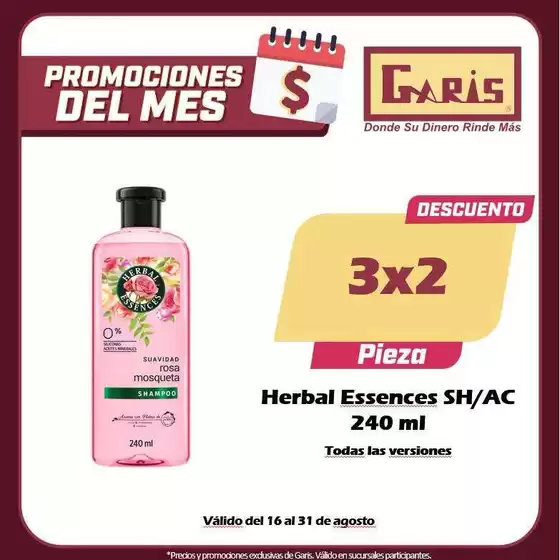 Catálogo Garis | Excelente oferta para cazadores de gangas | 2026-08-16T00:00:00.000Z - 2026-08-31T00:00:00.000Z