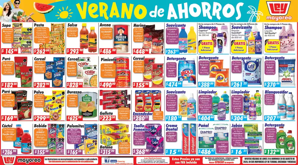 Catálogo Casa Ley | Ofertas especiales para ti | 2026-08-24T00:00:00.000Z - 2026-08-30T00:00:00.000Z