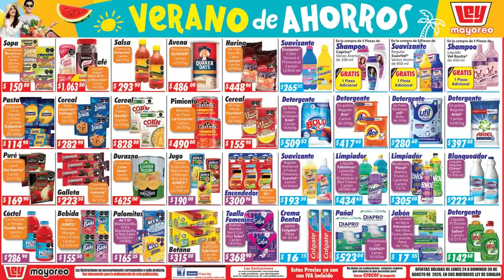 Catálogo Casa Ley | Descubre ofertas atractivas | 2026-08-24T00:00:00.000Z - 2026-08-30T00:00:00.000Z