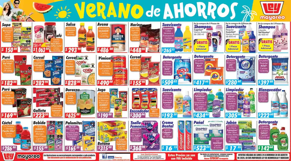 Catálogo Casa Ley | Ofertas para cazadores de gangas | 2026-08-24T00:00:00.000Z - 2026-08-30T00:00:00.000Z