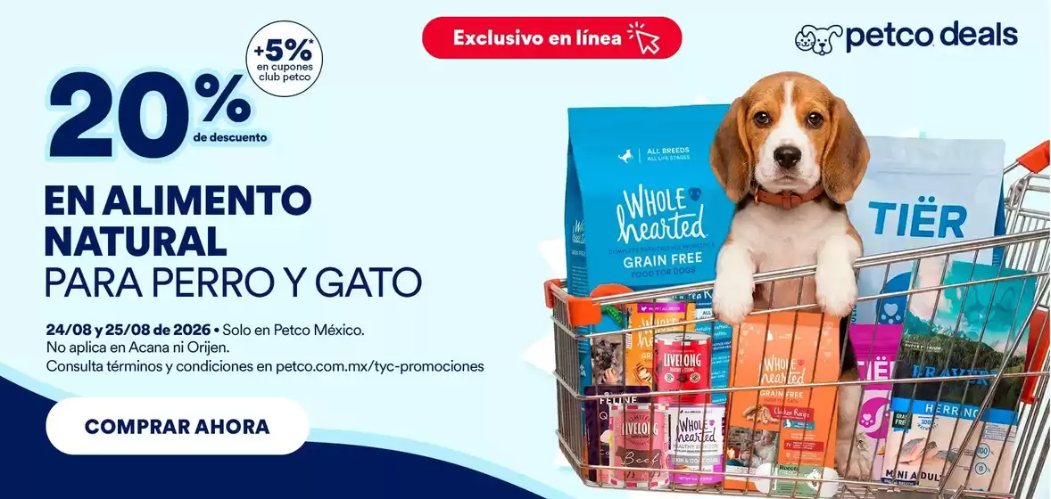 Catálogo Petco | Ofertas Petco | 2026-08-24T00:00:00.000Z - 2026-08-25T00:00:00.000Z