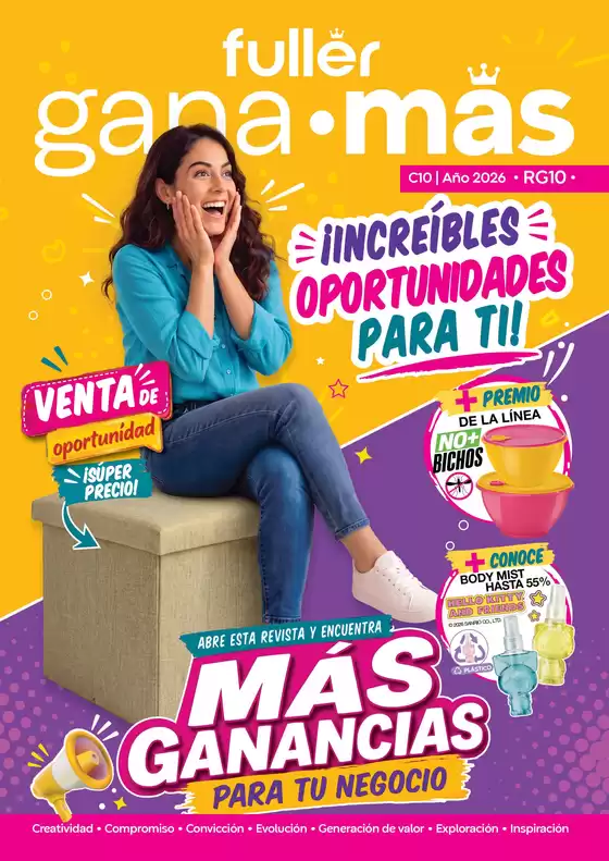 Catálogo Fuller en Santiago Chazumba | Gana mas folleto C10 | 2026-10-01T00:00:00.000Z - 2026-10-31T00:00:00.000Z