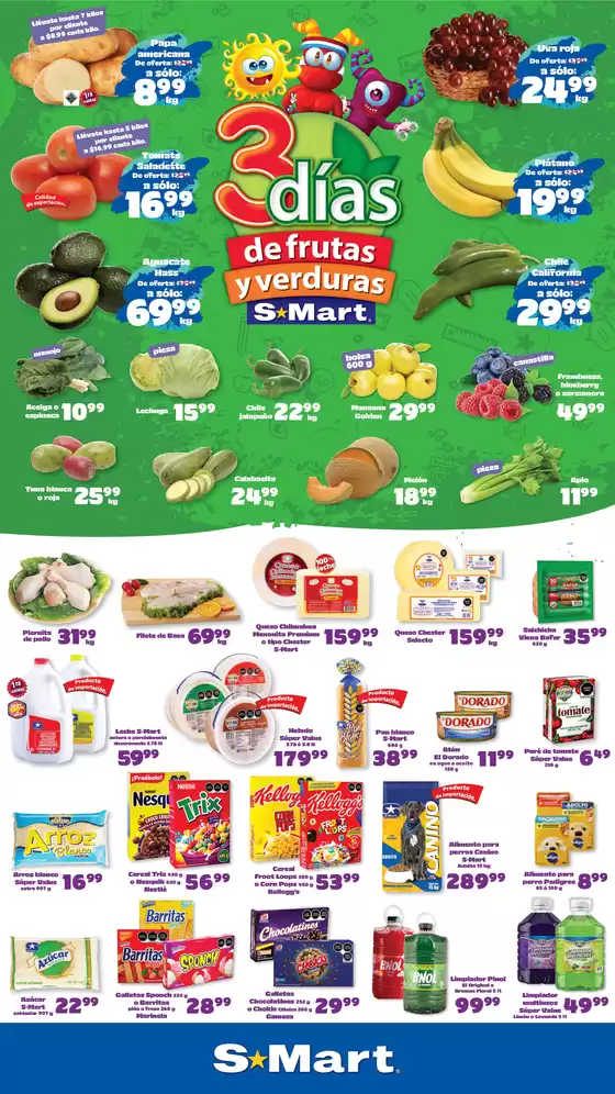 Catálogo S-Mart en Calimaya de Díaz González | Ofertas S-Mart juarez | 2026-08-25T00:00:00.000Z - 2026-08-27T00:00:00.000Z