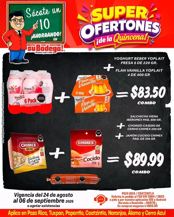 Catálogo SuBodega | Ofertas y gangas exclusivas | 2026-08-24T00:00:00.000Z - 2026-09-06T00:00:00.000Z