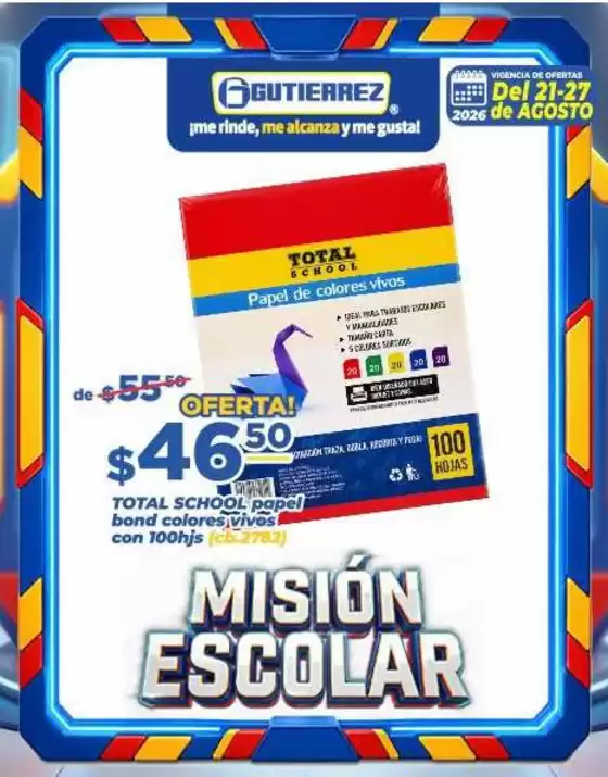 Catálogo Super Gutierrez | Descuentos y promociones | 2026-08-21T00:00:00.000Z - 2026-08-27T00:00:00.000Z
