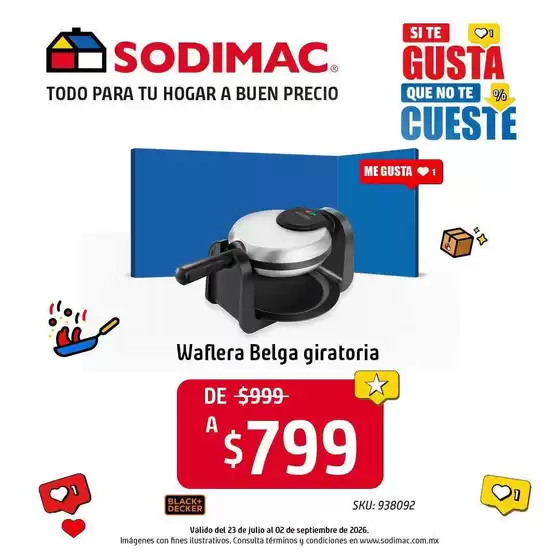 Catálogo Sodimac Constructor | Descubre ofertas atractivas | 2026-07-23T00:00:00.000Z - 2026-09-02T00:00:00.000Z