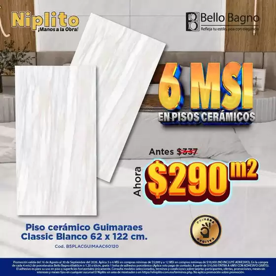 Catálogo Niplito | Ofertas exclusivas para nuestros clientes | 2026-08-16T00:00:00.000Z - 2026-09-30T00:00:00.000Z