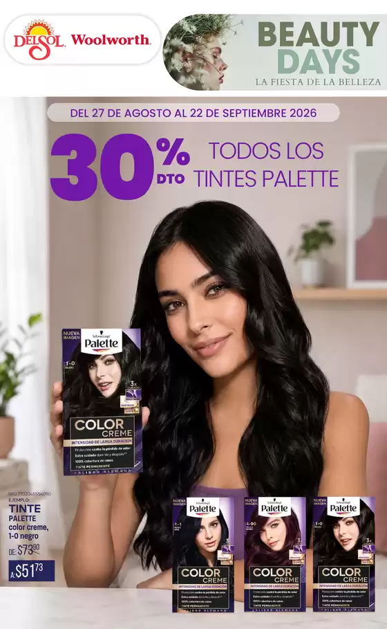 Catálogo Del Sol | La Fiesta de la Belleza en Tiendas Del Sol y Woolworth - Henkel | 2026-08-27T00:00:00.000Z - 2026-09-22T00:00:00.000Z