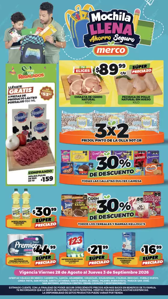 Catálogo Merco en La Magdalena Atlicpac | Folleto semanal del 28 Agosto al 3 Septiembre NL | 2026-08-28T00:00:00.000Z - 2026-09-03T00:00:00.000Z