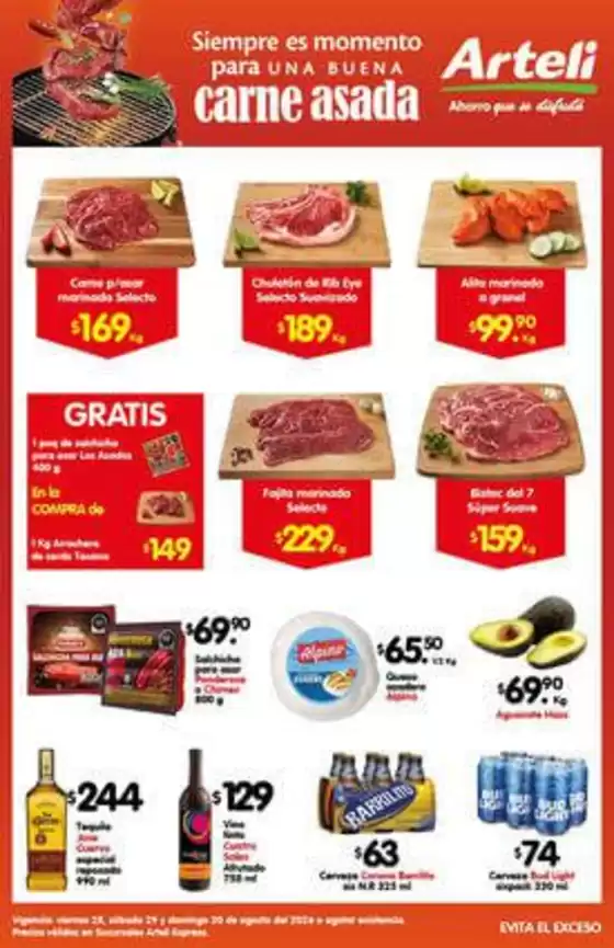 Catálogo Arteli express | Carnita Asada Arteli Express | 2026-08-28T00:00:00.000Z - 2026-08-30T00:00:00.000Z