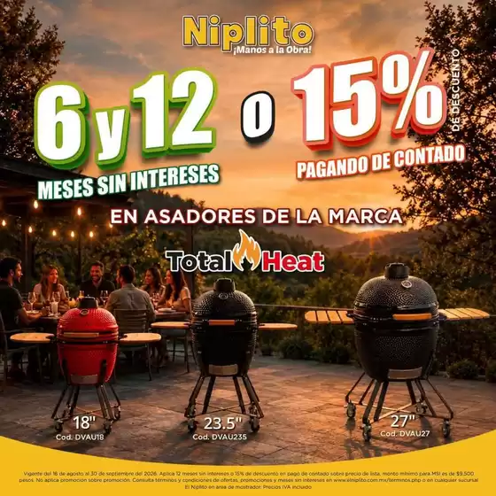 Catálogo Niplito en Mérida | Ofertas Niplito | 2026-08-16T00:00:00.000Z - 2026-09-30T00:00:00.000Z