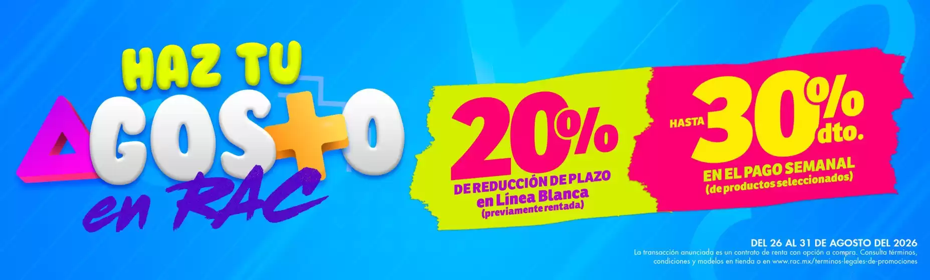 Catálogo RAC | Ofertas RAC | 2026-08-26T00:00:00.000Z - 2026-08-31T00:00:00.000Z