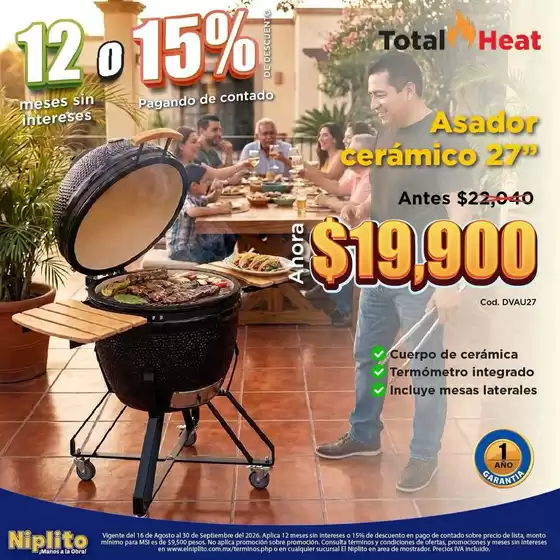 Catálogo Niplito | Grandes descuentos en productos seleccionados | 2026-08-16T00:00:00.000Z - 2026-09-30T00:00:00.000Z