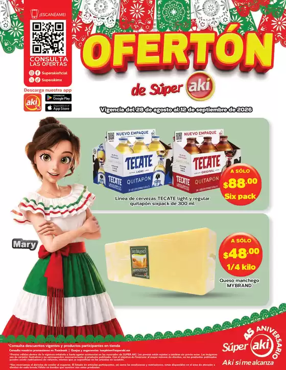Catálogo Súper Aki | CATALOGO OFERTON 28 AGOSTO AL 12 DE SEPT 2026 | 2026-08-28T00:00:00.000Z - 2026-09-12T00:00:00.000Z