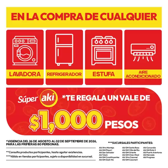 Catálogo Súper Aki | Ofertas especiales para ti | 2026-08-26T00:00:00.000Z - 2026-09-02T00:00:00.000Z