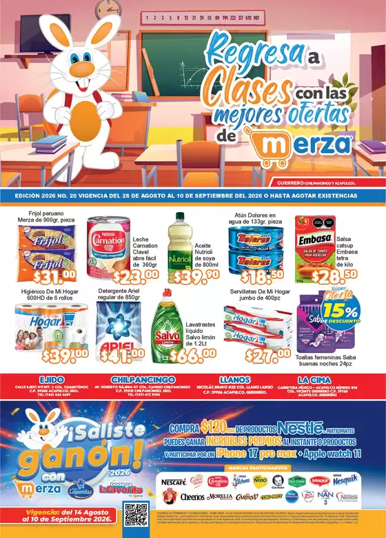 Catálogo Merza | Nuestras mejores ofertas para ti | 2026-08-14T00:00:00.000Z - 2026-09-10T00:00:00.000Z