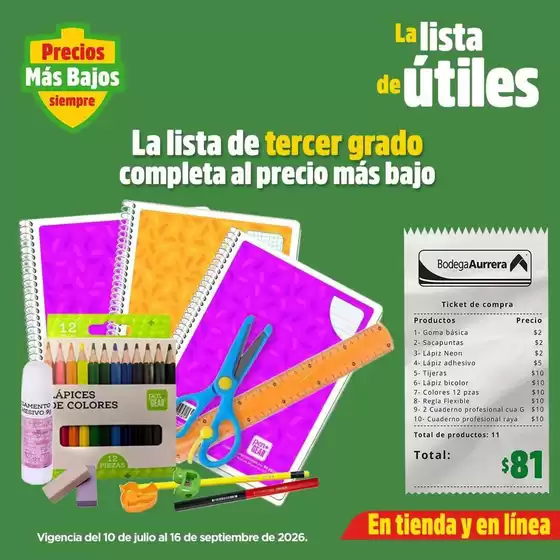 Catálogo Bodega Aurrera en Playa Vicente | Nuevas ofertas para descubrir | 2026-07-10T00:00:00.000Z - 2026-09-16T00:00:00.000Z