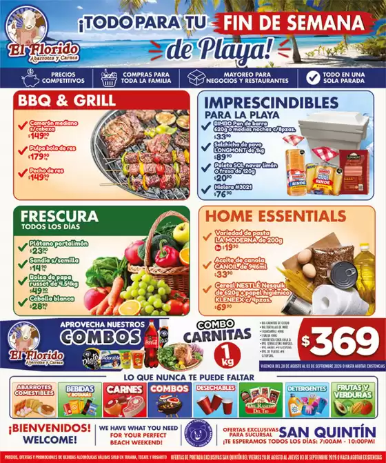 Catálogo El Florido | VOLANTE SAN QUINTIN WEB | 2026-08-31T00:00:00.000Z - 2026-09-03T00:00:00.000Z