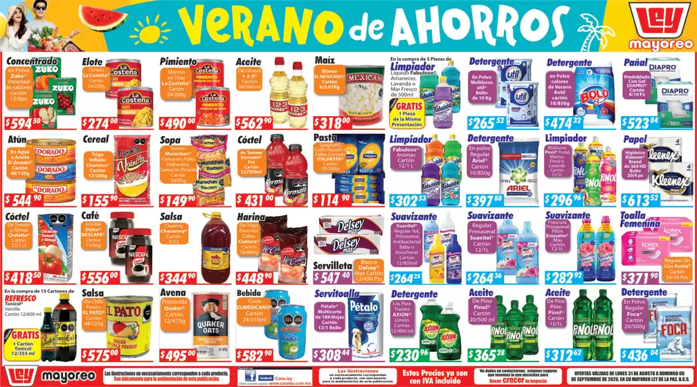 Catálogo Casa Ley | Ofertas para cazadores de gangas | 2026-08-31T00:00:00.000Z - 2026-09-06T00:00:00.000Z