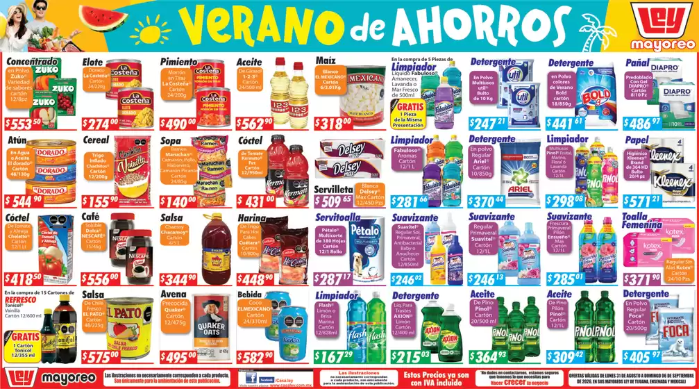 Catálogo Casa Ley | Gangas exclusivas | 2026-08-31T00:00:00.000Z - 2026-09-06T00:00:00.000Z