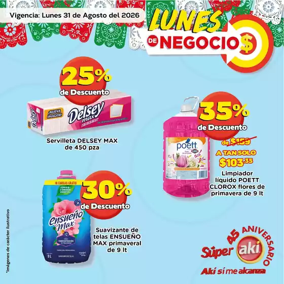 Catálogo Aki Gran Mayoreo | Excelente oferta para todos los clientes | 2026-08-31T00:00:00.000Z - 2026-08-31T00:00:00.000Z