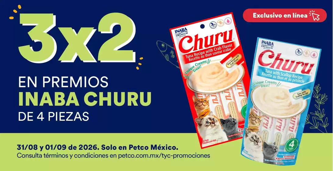 Catálogo Petco | Ofertas principales para todos los clientes | 2026-08-31T00:00:00.000Z - 2026-09-01T00:00:00.000Z