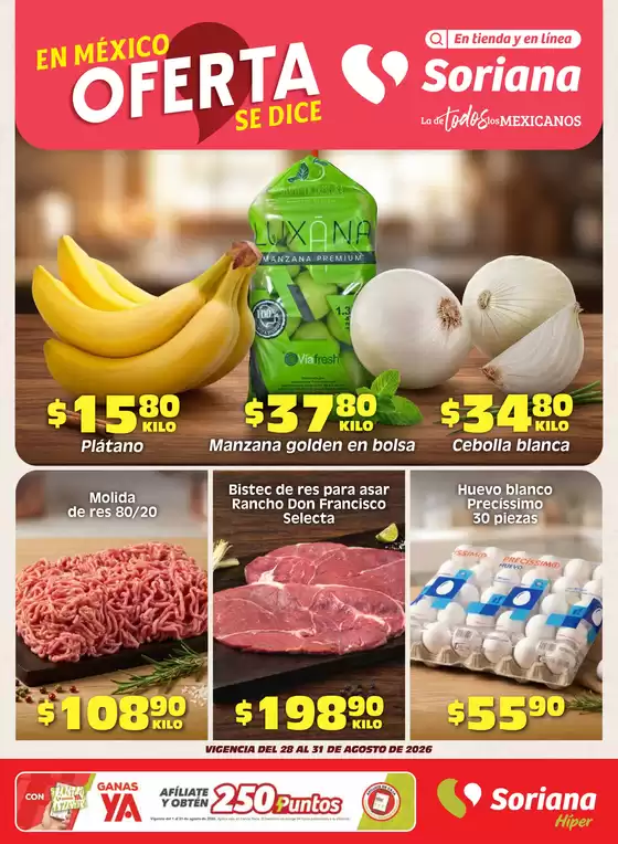 Catálogo Soriana Híper en Piedras Negras | Nuevas ofertas para descubrir | 2026-08-28T00:00:00.000Z - 2026-08-31T00:00:00.000Z