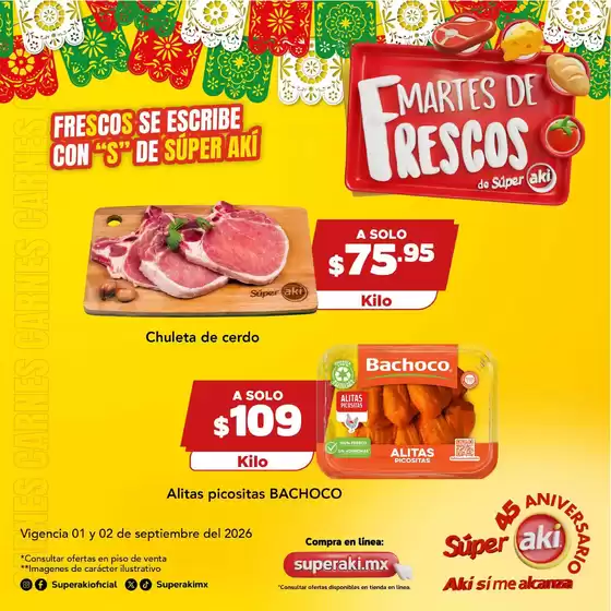 Catálogo Aki Gran Mayoreo | Ofertas y gangas exclusivas | 2026-09-01T00:00:00.000Z - 2026-09-02T00:00:00.000Z