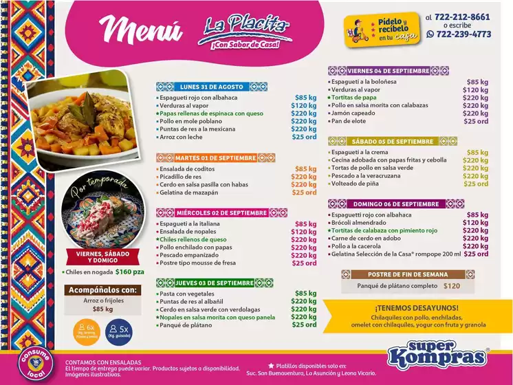 Catálogo Super kompras | Ofertas principales para ahorradores | 2026-08-31T00:00:00.000Z - 2026-09-06T00:00:00.000Z