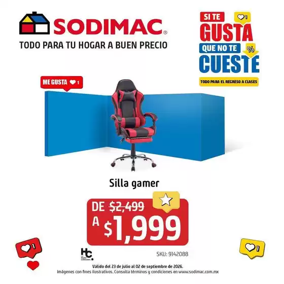 Catálogo Sodimac Constructor en León | Gangas y ofertas actuales | 2026-07-23T00:00:00.000Z - 2026-09-02T00:00:00.000Z
