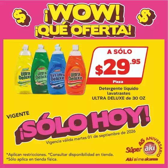 Catálogo Súper Aki | Ofertas para cazadores de gangas | 2026-09-01T00:00:00.000Z - 2026-09-01T00:00:00.000Z