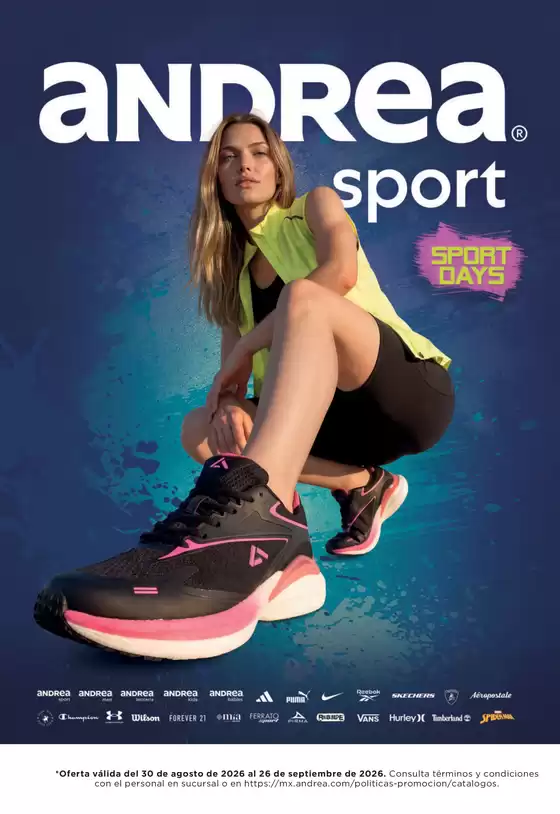 Catálogo Andrea | ANDREA SPORT DAYS | 2026-08-30T00:00:00.000Z - 2026-09-26T00:00:00.000Z