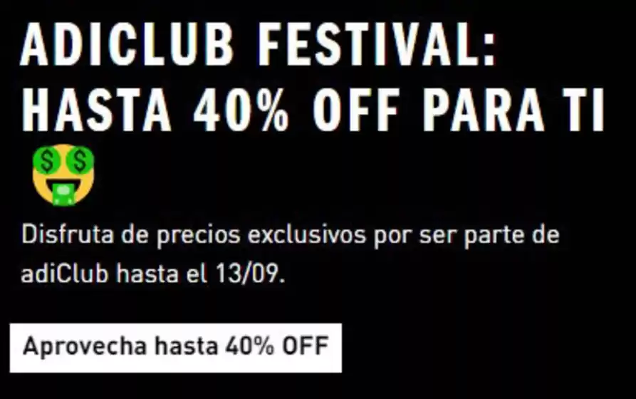Catálogo Adidas | Promo | 2026-09-02T00:00:00.000Z - 2026-09-13T00:00:00.000Z
