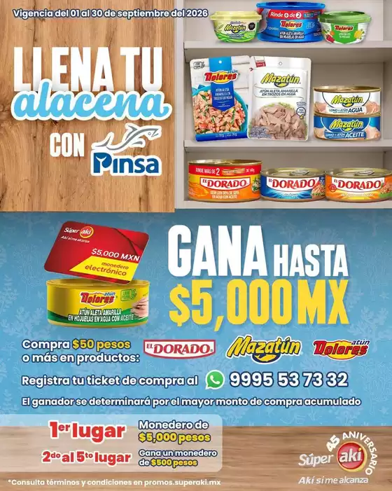 Catálogo Aki Gran Mayoreo | Excelente oferta para cazadores de gangas | 2026-09-01T00:00:00.000Z - 2026-09-30T00:00:00.000Z
