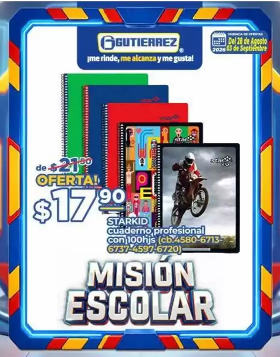 Catálogo Super Gutierrez | Promociones actuales | 2026-08-28T00:00:00.000Z - 2026-09-03T00:00:00.000Z