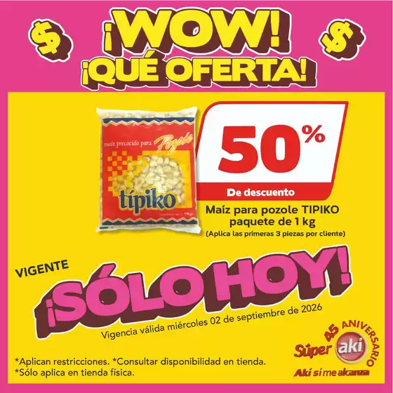 Catálogo Aki Gran Mayoreo | Excelente oferta para todos los clientes | 2026-09-02T00:00:00.000Z - 2026-09-02T00:00:00.000Z
