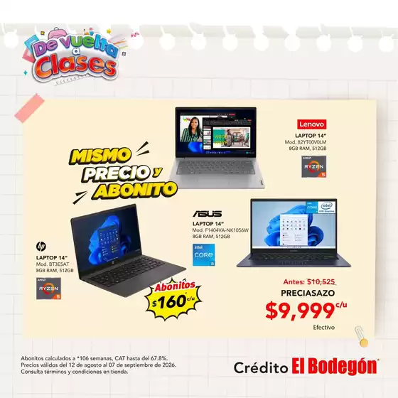 Catálogo El Bodegón | Ofertas principales para todos los cazadores de gangas | 2026-08-12T00:00:00.000Z - 2026-09-07T00:00:00.000Z