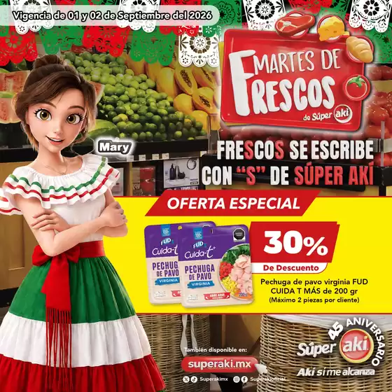 Catálogo Súper Aki | POSTALES MDF 01 SEPTIEMBRE | 2026-09-01T00:00:00.000Z - 2026-09-02T00:00:00.000Z
