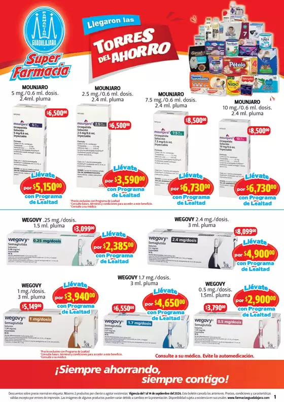 Catálogo Farmacias Guadalajara | Boletin | 2026-09-02T00:00:00.000Z - 2026-09-14T00:00:00.000Z