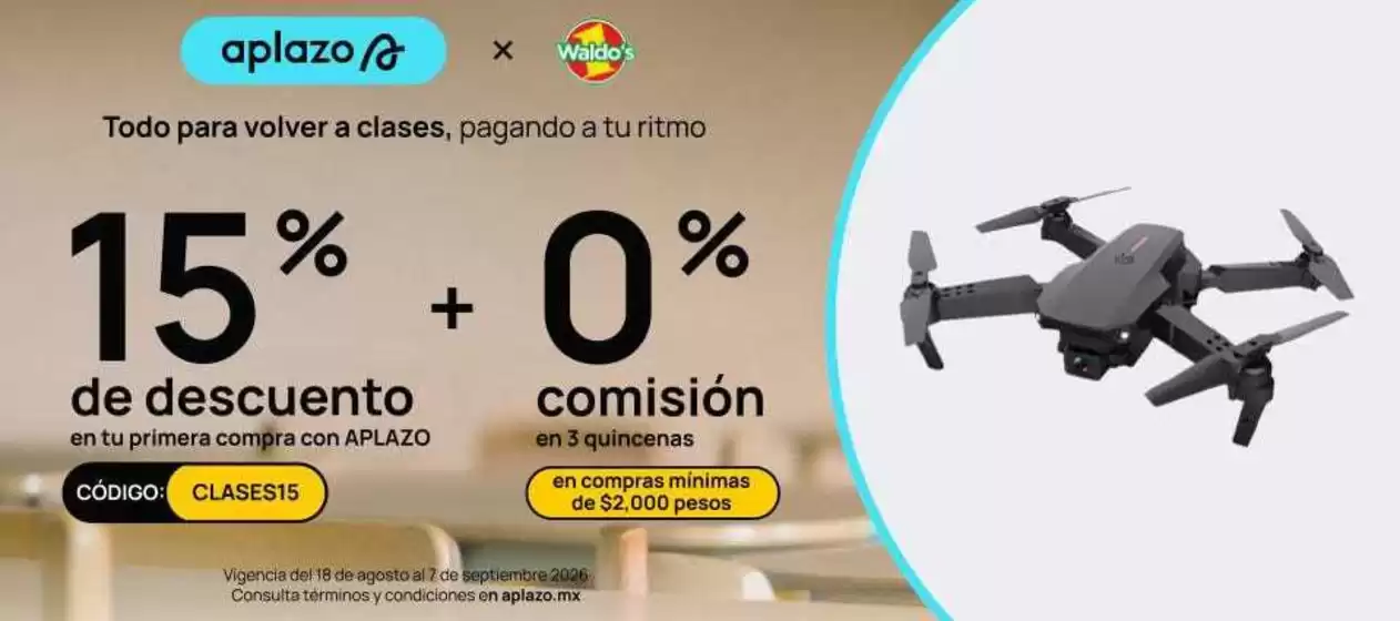 Catálogo Waldos | Ofertas principales para todos los cazadores de gangas | 2026-08-18T00:00:00.000Z - 2026-09-07T00:00:00.000Z