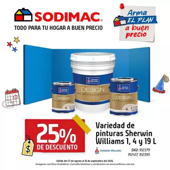 Catálogo Sodimac Constructor | Ofertas especiales atractivas para todos | 2026-08-27T00:00:00.000Z - 2026-09-16T00:00:00.000Z