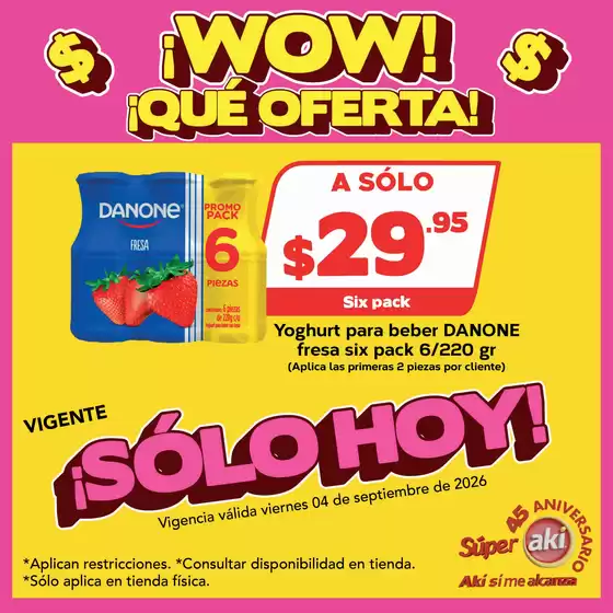 Catálogo Súper Aki | Nuevas ofertas para descubrir | 2026-09-04T00:00:00.000Z - 2026-09-04T00:00:00.000Z