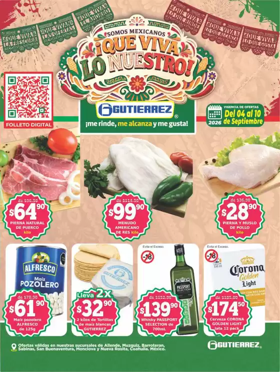 Catálogo Super Gutierrez | Ofertas especiales para ti | 2026-09-04T00:00:00.000Z - 2026-09-10T00:00:00.000Z