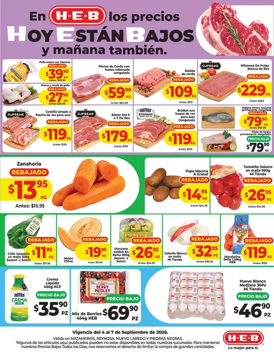 Catálogo HEB | Ofertas HEB | 2026-09-04T00:00:00.000Z - 2026-09-07T00:00:00.000Z