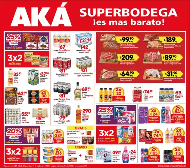 Catálogo AKÁ Superbodega | Ofertas AKÁ Superbodega | 2026-09-04T00:00:00.000Z - 2026-09-06T00:00:00.000Z